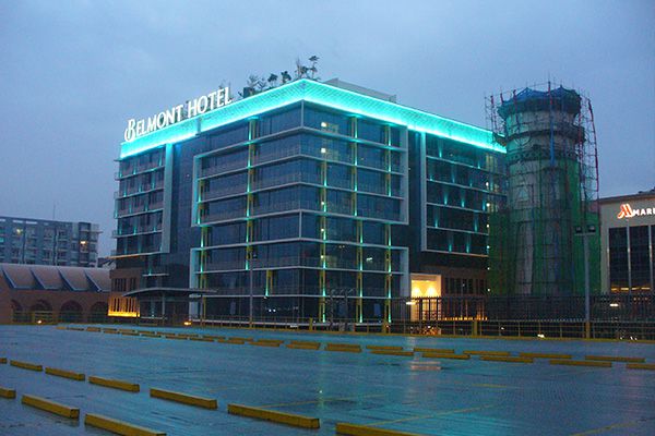 AG8亚洲游戏照明的户外装饰灯用在菲律宾旅馆工程项目